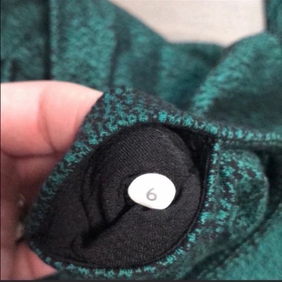 🍋Lululemon Rush Hour Tight Leggings Green Spray Jaquard - Picture 5 of 8